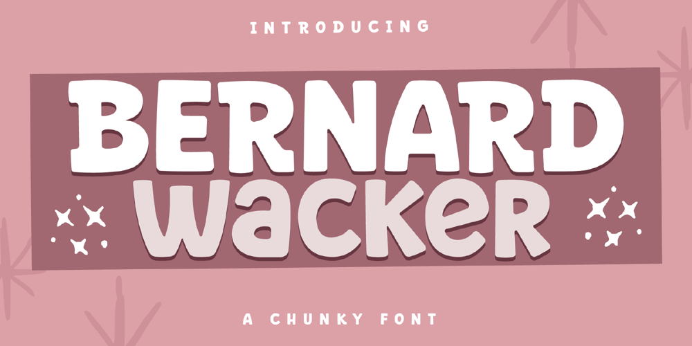 Bernard Wacker font