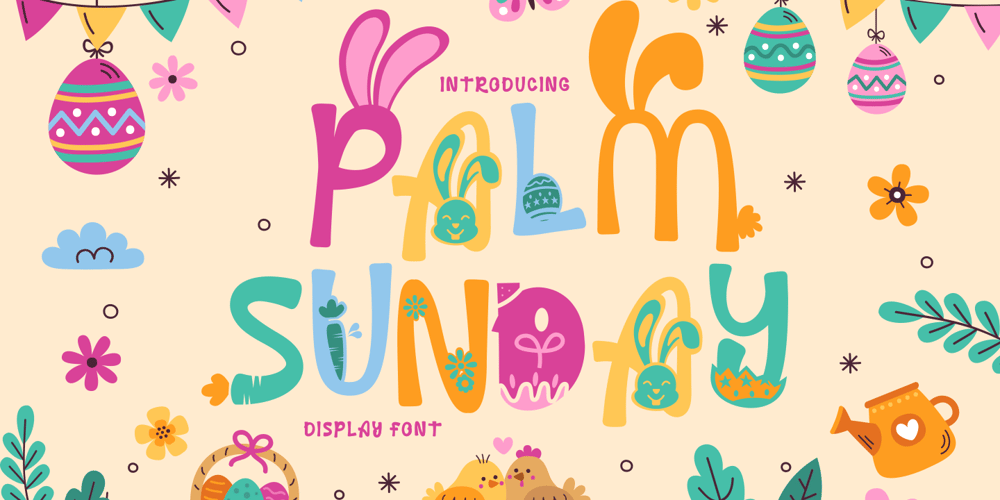 Palm Sunday font