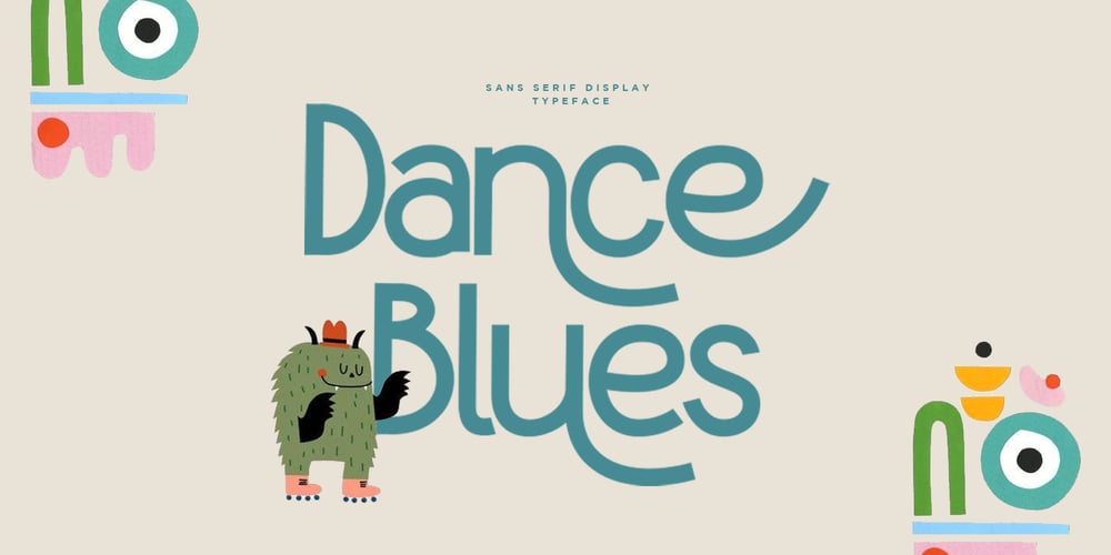 Dance Blues Playful font