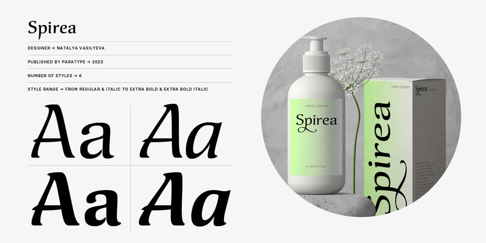 Spirea font