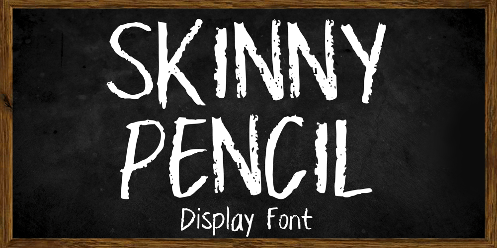 Skinny Pencil font