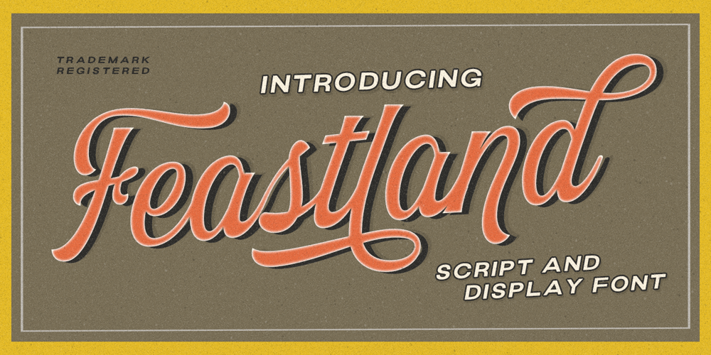 Feastland font