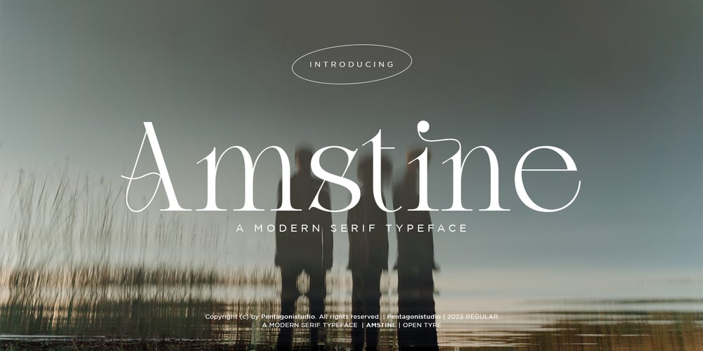 Amstine PS font