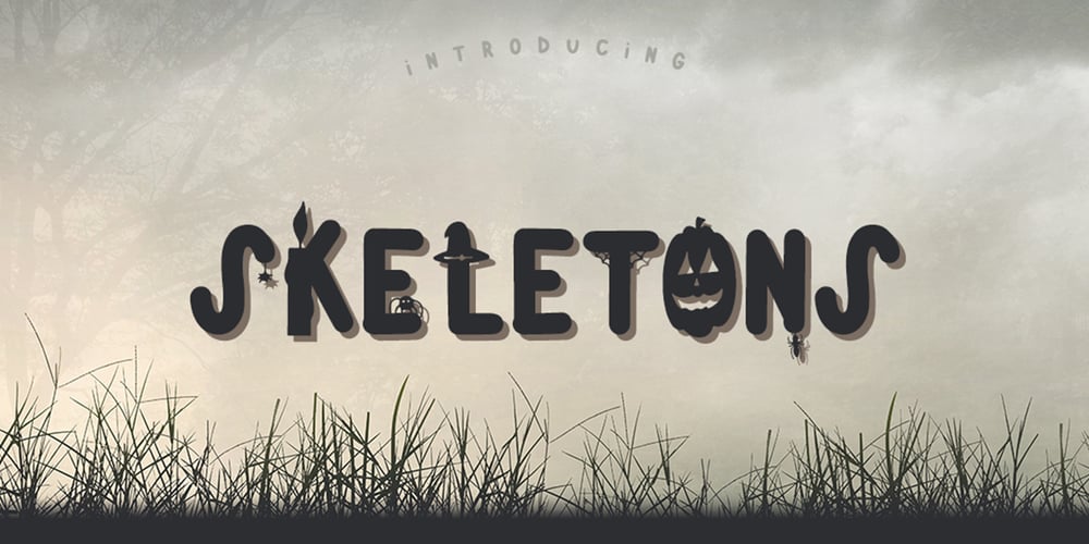 Skeletons font