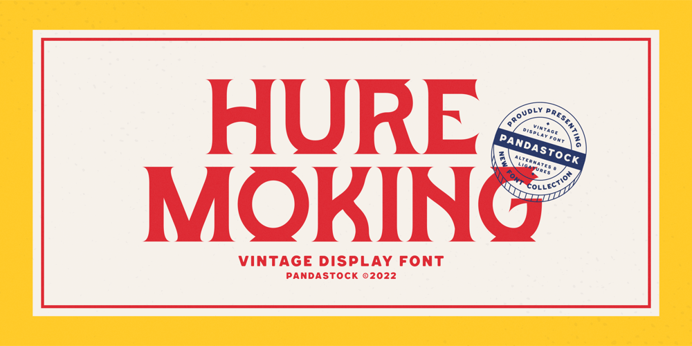 Hure Moking font