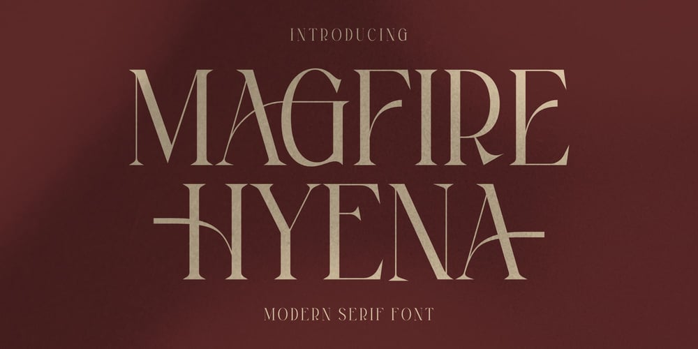 Magfire Hyena font