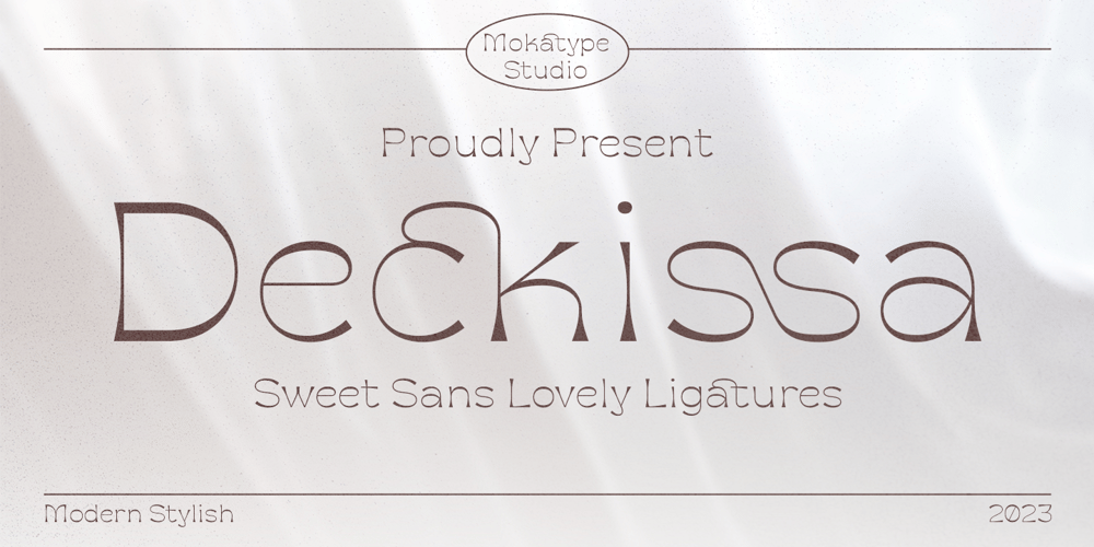 Deckissa font
