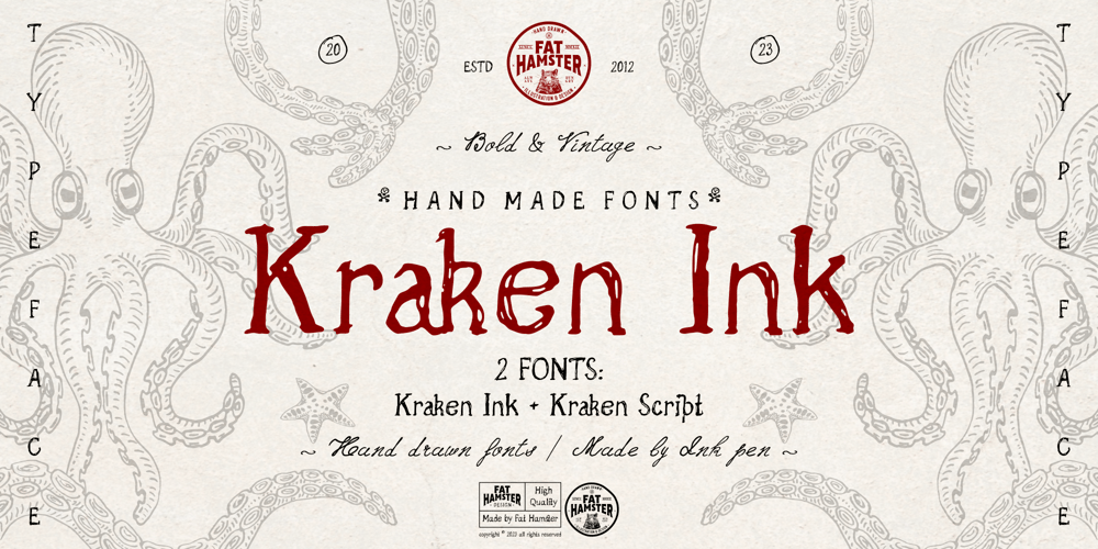 Kraken Ink font