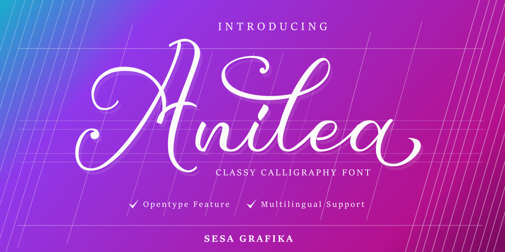 Anilea Script font