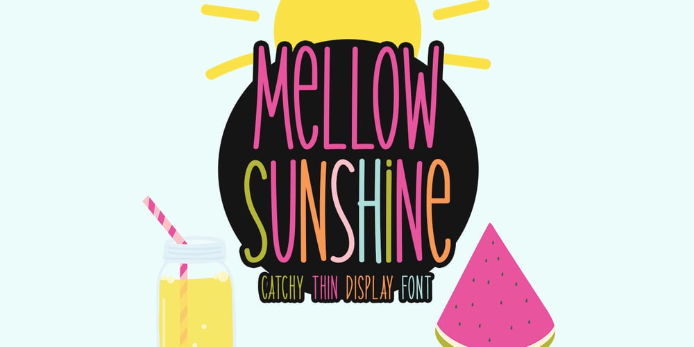 Mellow Sunshine font