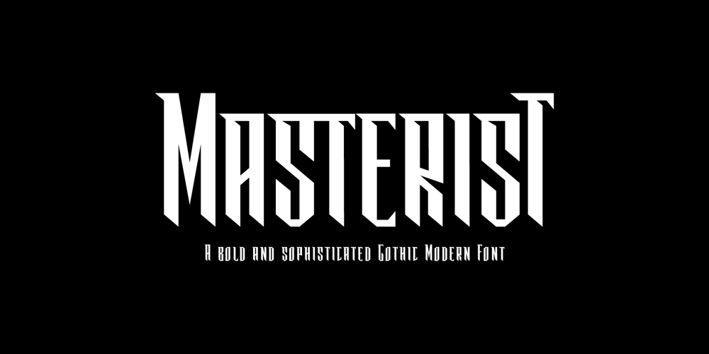 Masterist font