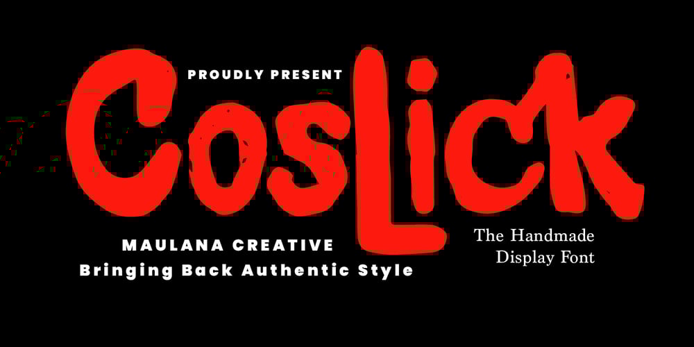 MC Coslick font
