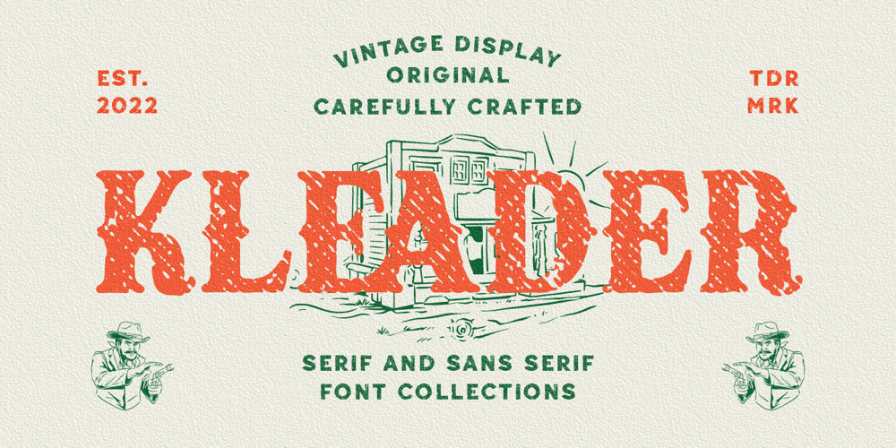 Kleader font