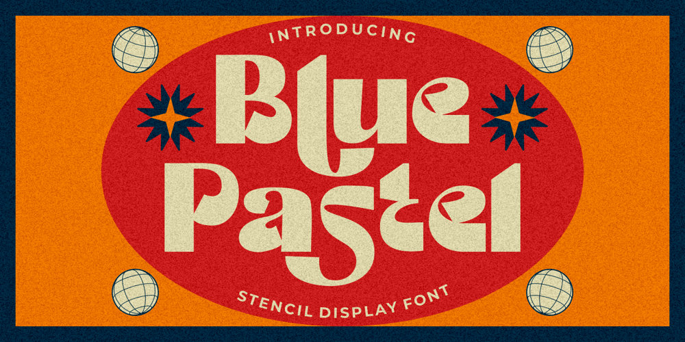 Blue Pastel font
