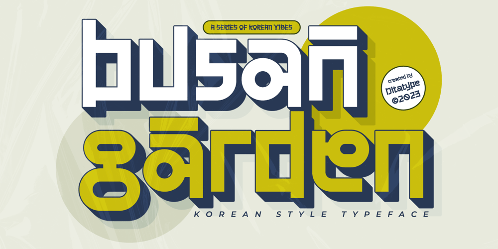 Busan Garden font