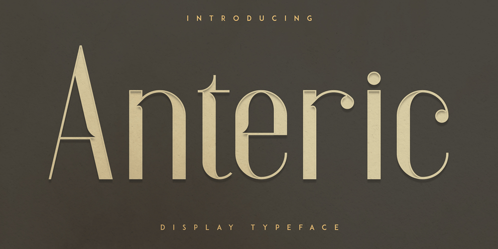 Anteric font