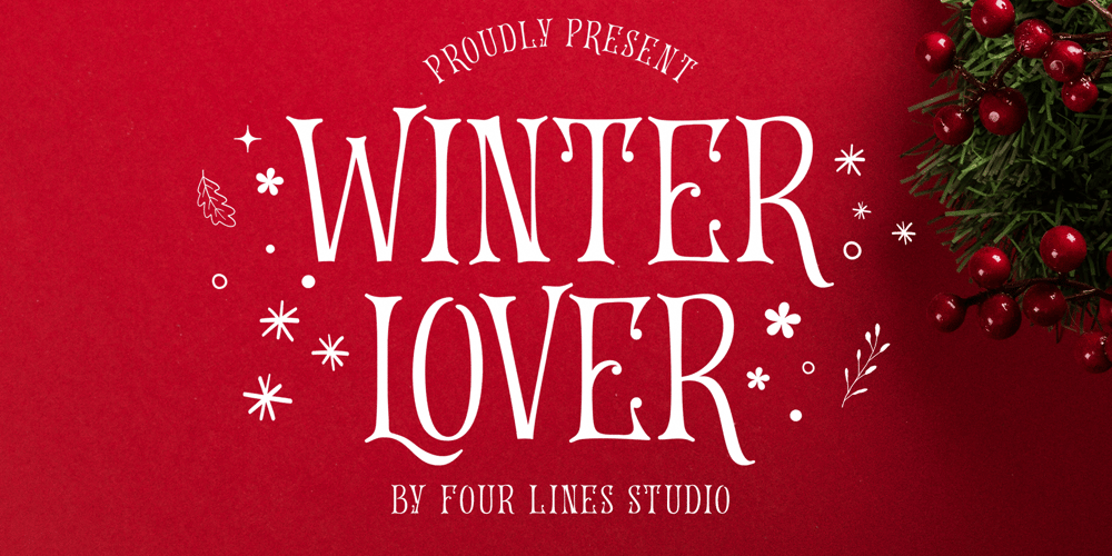 Winter Lover font
