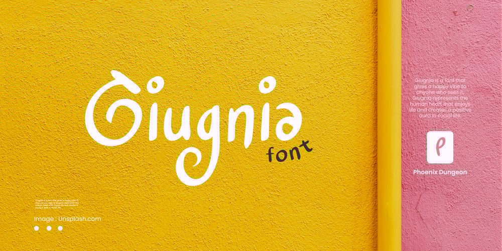 Giugnia font