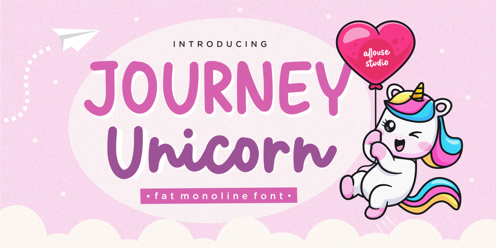 Journey Unicorn font