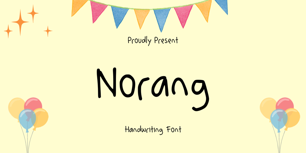 Norang font