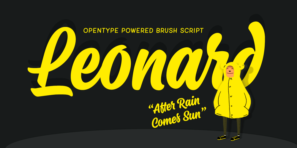 Leonard font
