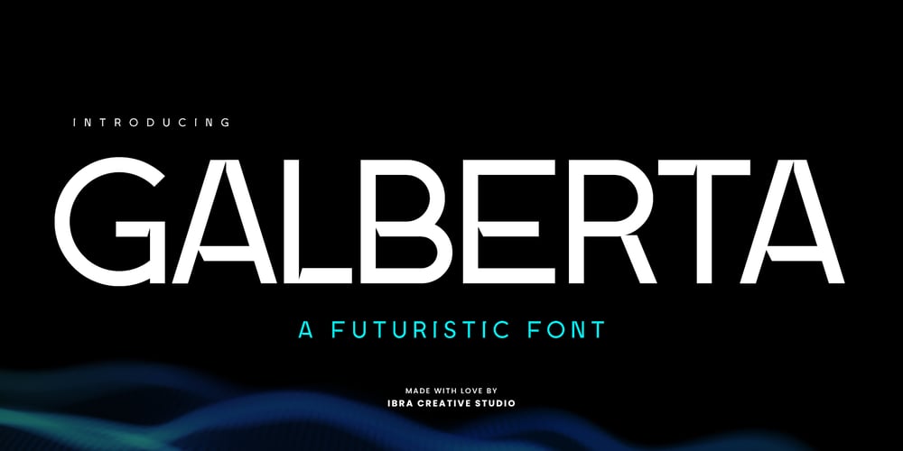 Galberta font