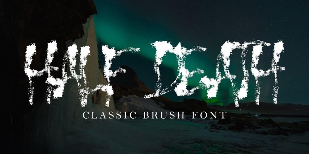 Half Death font
