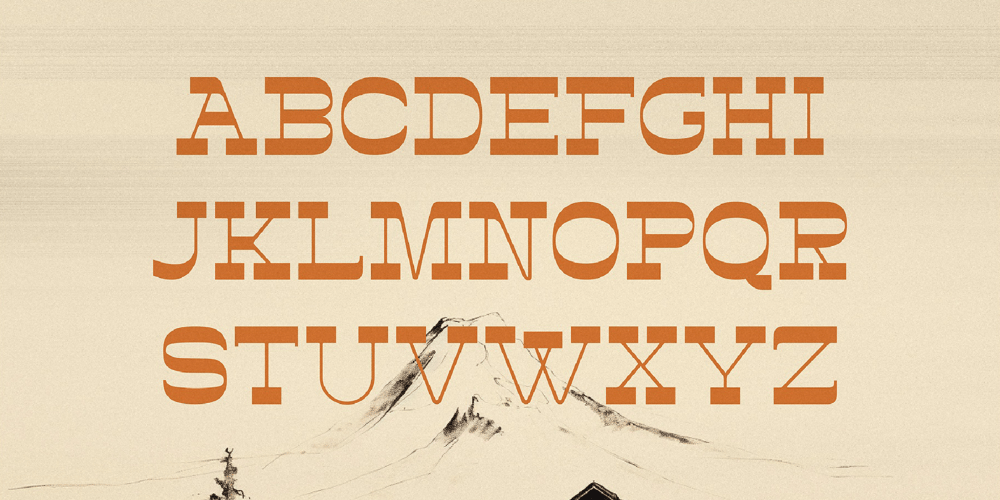 Canyon Slab font