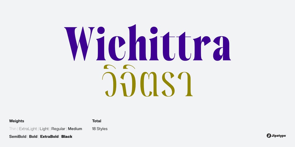 Wichittra font
