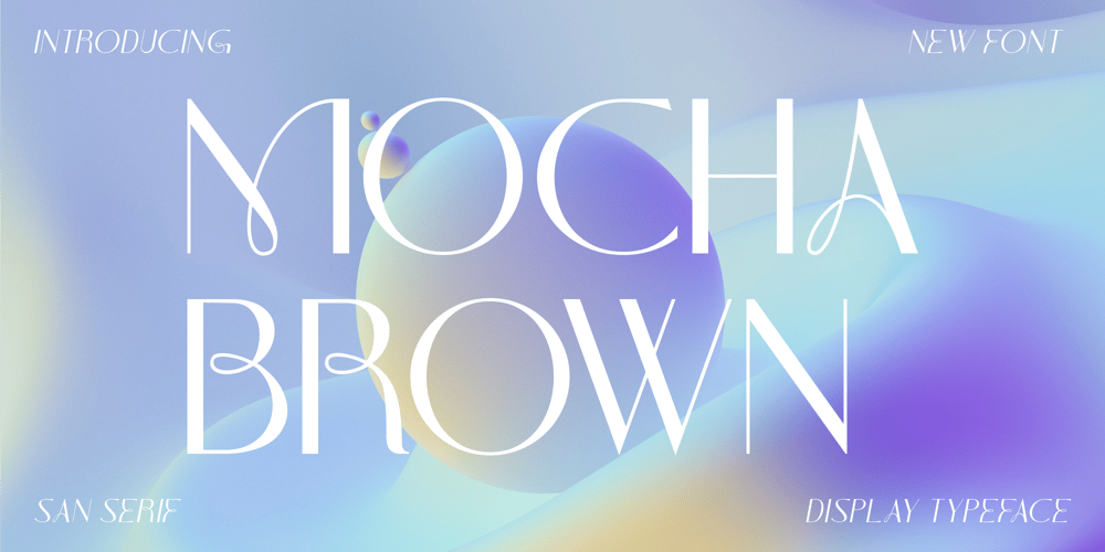 Mocha Brown font