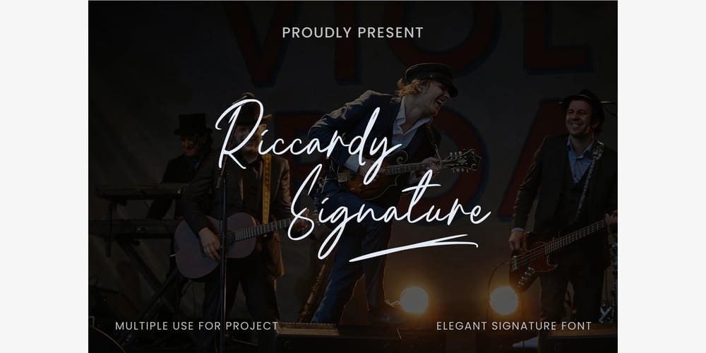 Riccardy Signature Font font