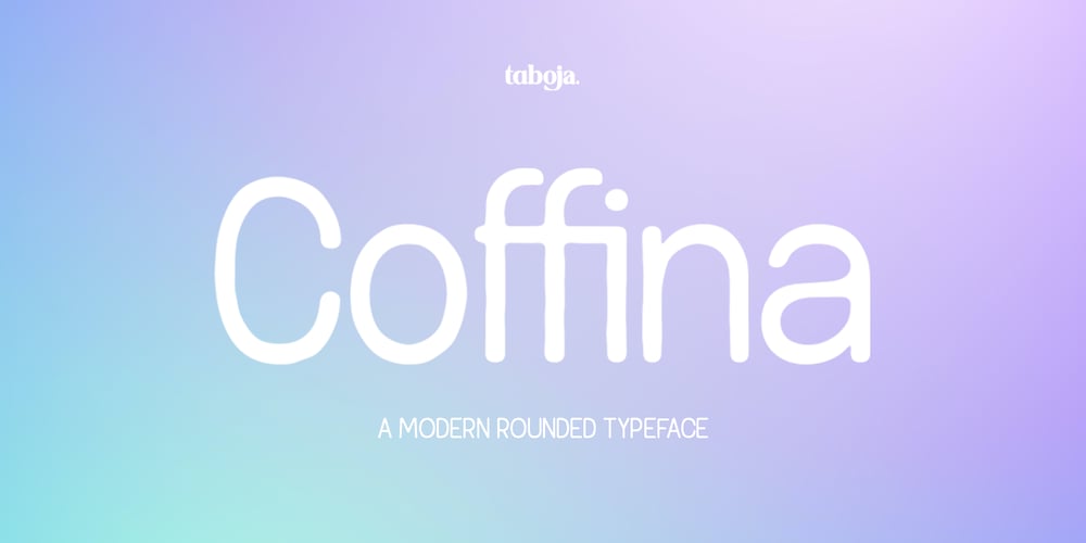 Coffina Modern Rough Sans Serif font