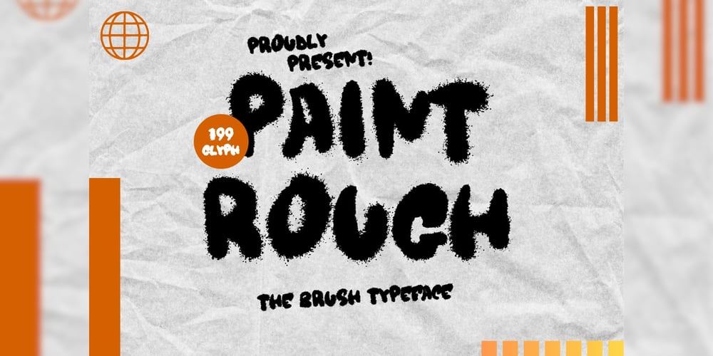 Paint Rough font