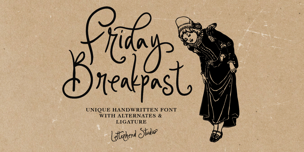 Friday Breakpast font
