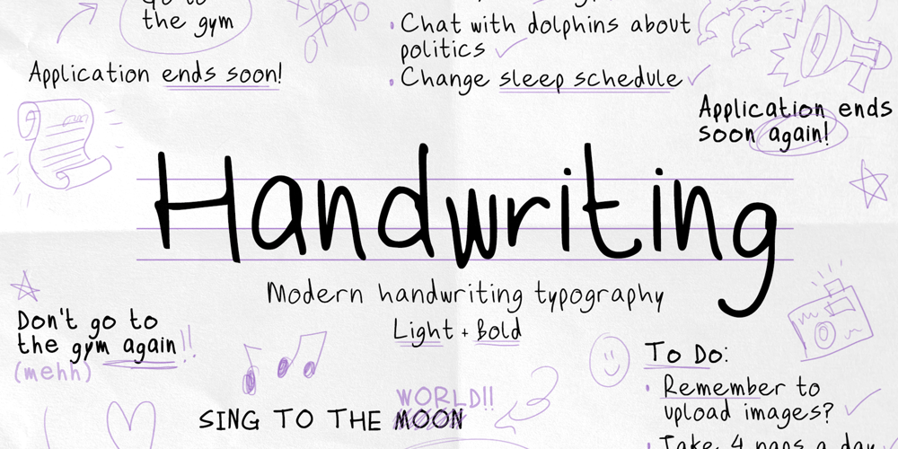 Handwriting font
