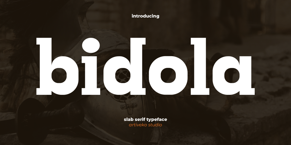 Bidola font