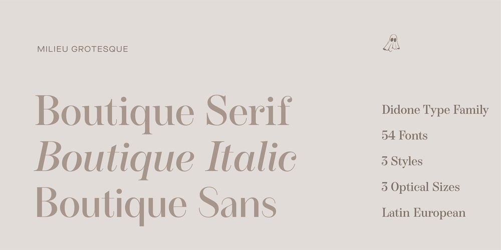 Boutique font