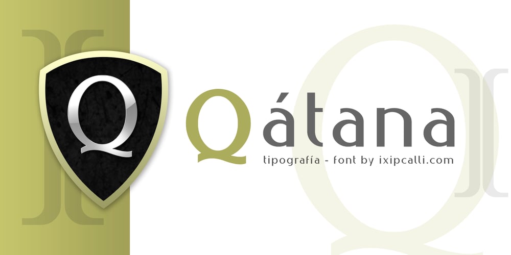 Qatana font
