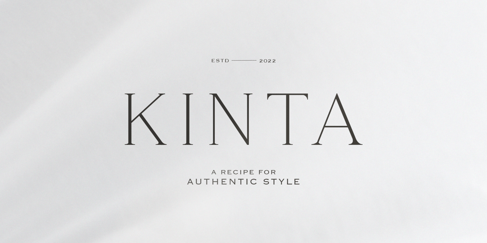 Kinta font