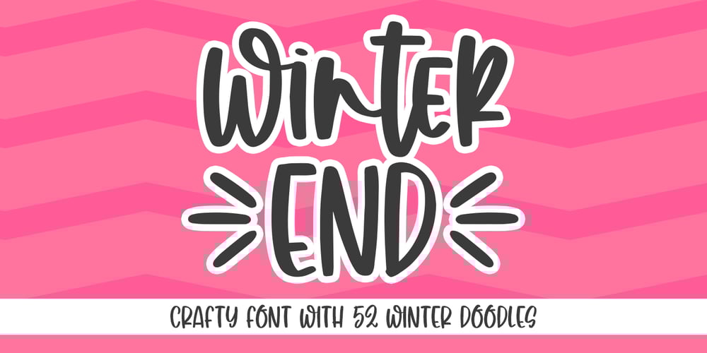 Winter End font