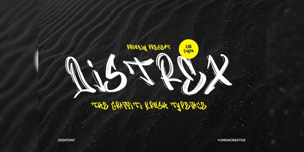 Distrex font