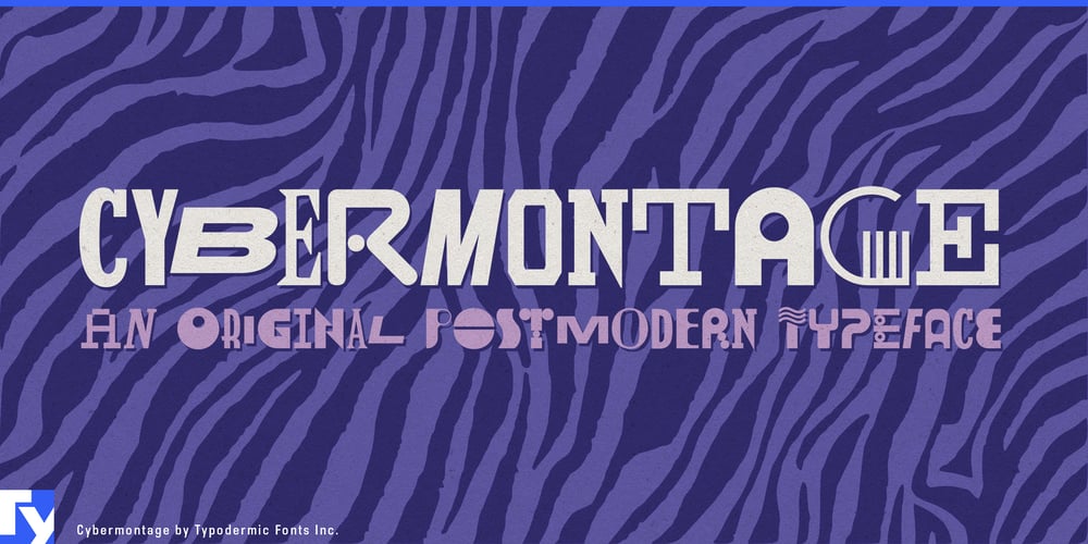 Cybermontage font