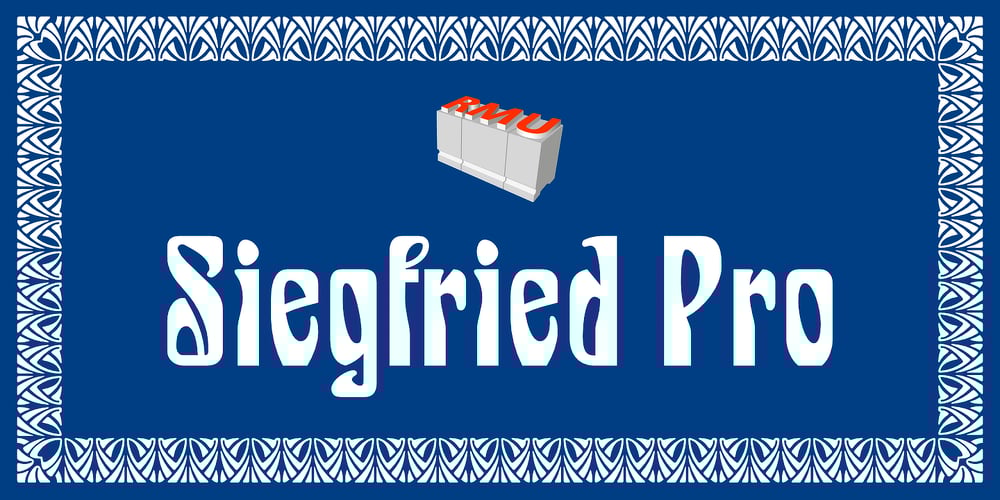 RMU Siegfried Pro font