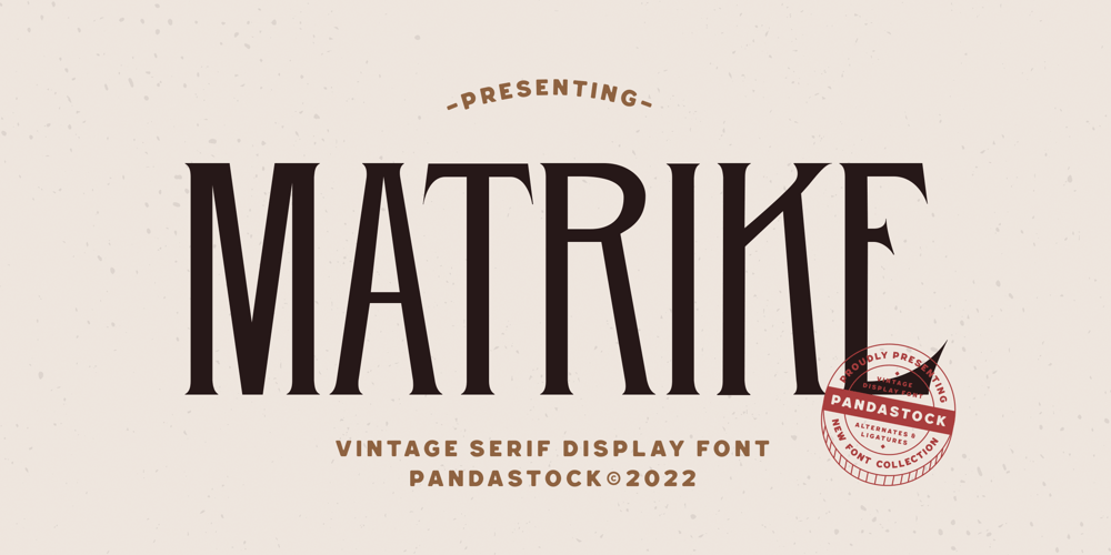 Matrike font