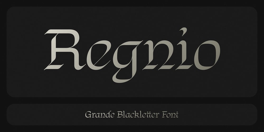 Regnio font