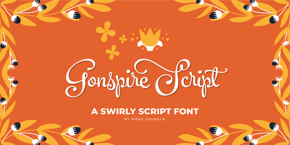 Gonspire Script font