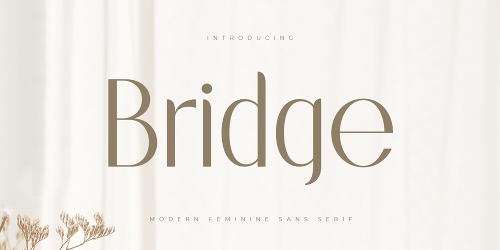 Bridge Style font