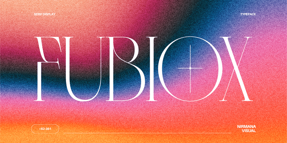 Fubiox font
