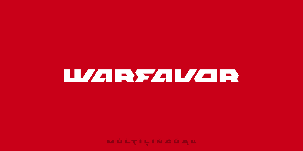 Warfavor font