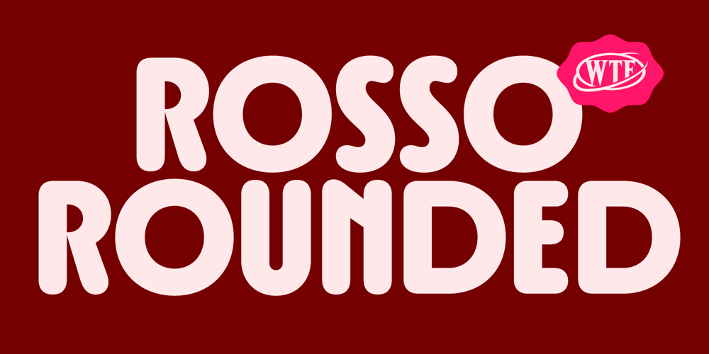 Rosso Rounded font
